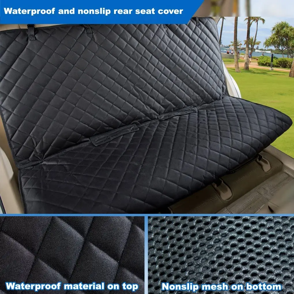 Dog Back Seat  Pets Waterproof Pet Seat Cover for Cars Trucks SUVs