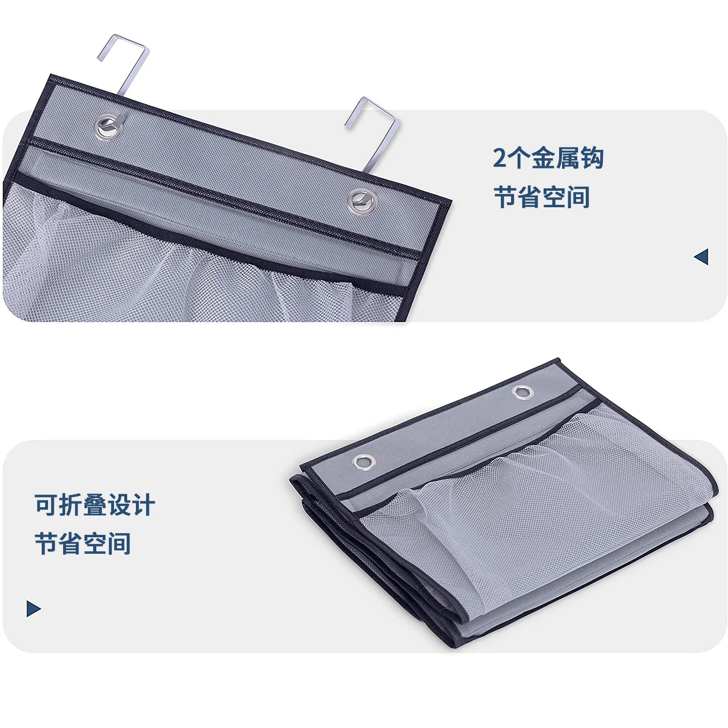 Over the Door Organizer Storage for Closet with 5 Pockets Organizer for Bedroom Bathroom