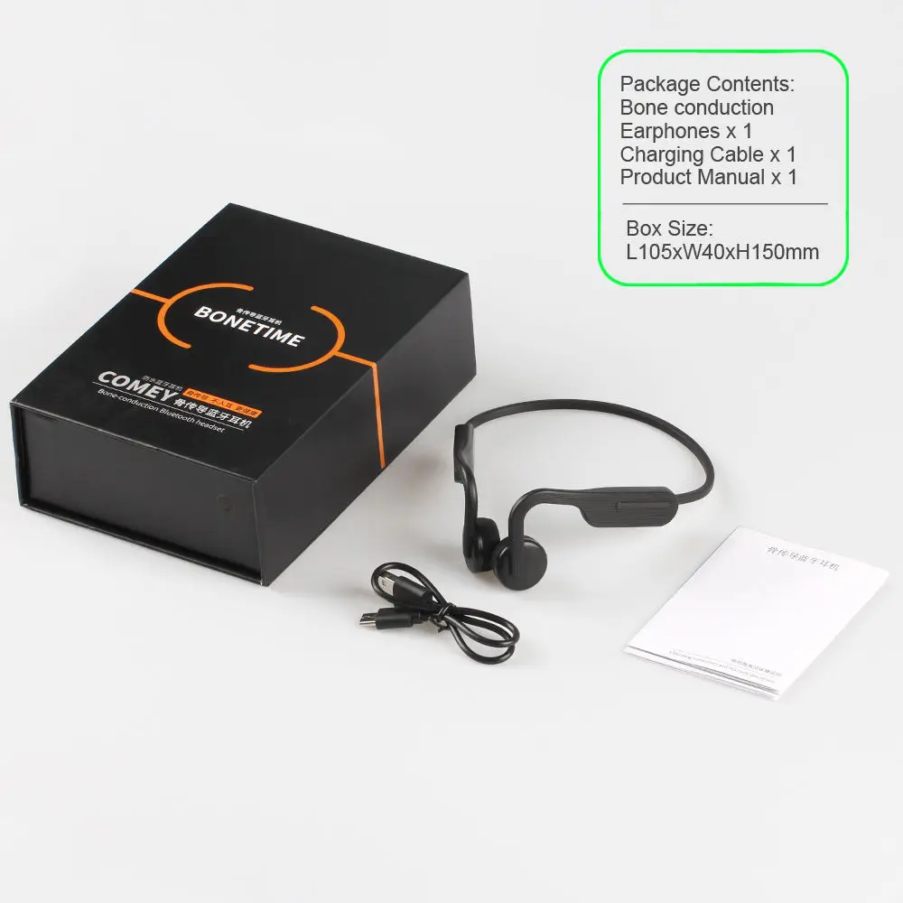 Hot Selling noise cancelling stereo wireless bt IP56X waterproof bone conduction earphones & headphones