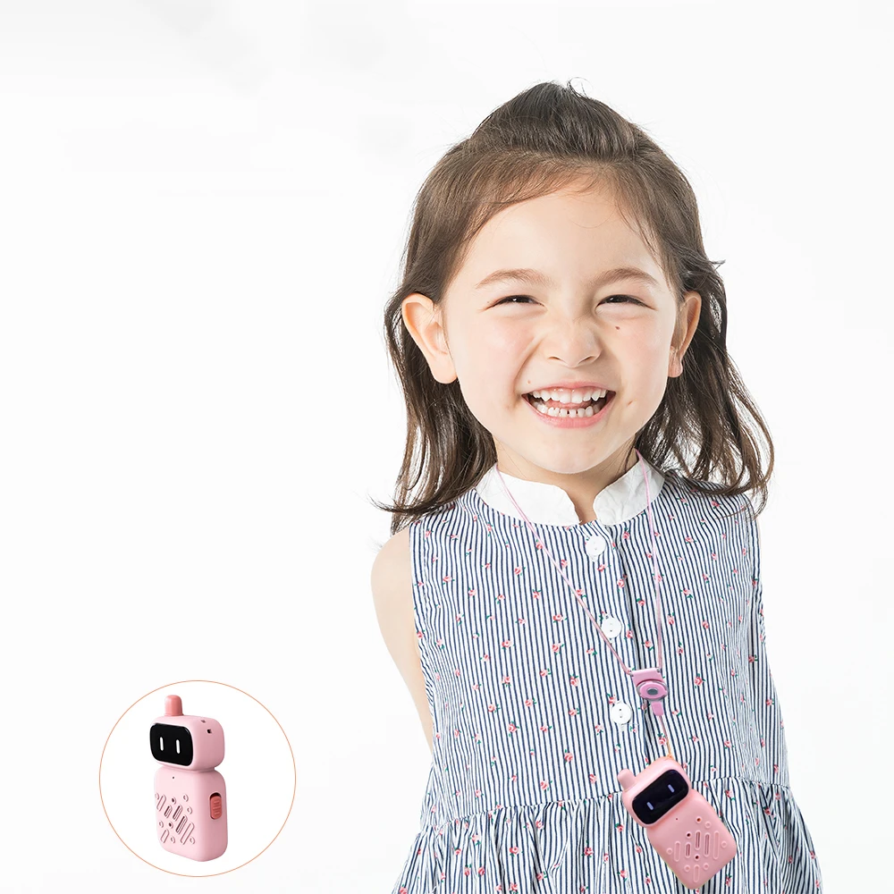 new robot interphone for kid antenna walkie talkie set of 2 walkie talkie toys pink/blue/multicolour
