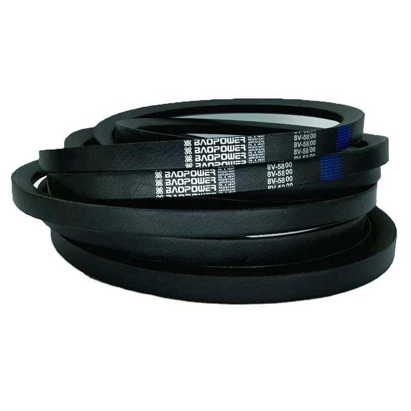 Baopower V ремень, лидер продаж, промышленная коробка передач, резиновая упаковка 8V ремень для воздушного компрессора