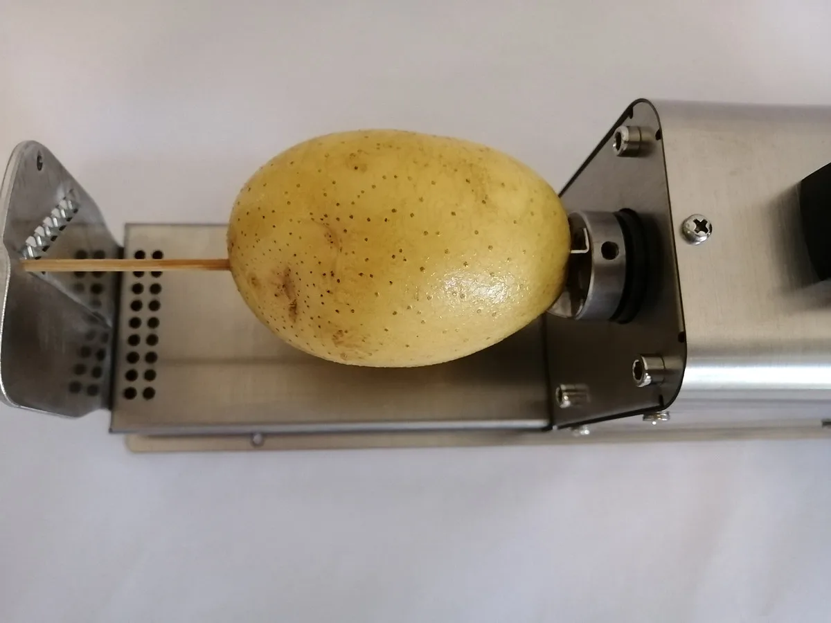 Electric Potato Twist Potato Cutter Machine/Spiral Potato Chips