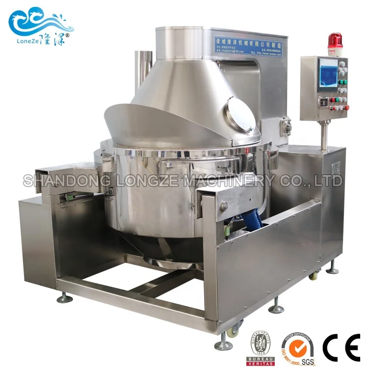 
Big capacity automatic industrial caramel flavored gas / electric popcorn machine commercial popcorn making machine 