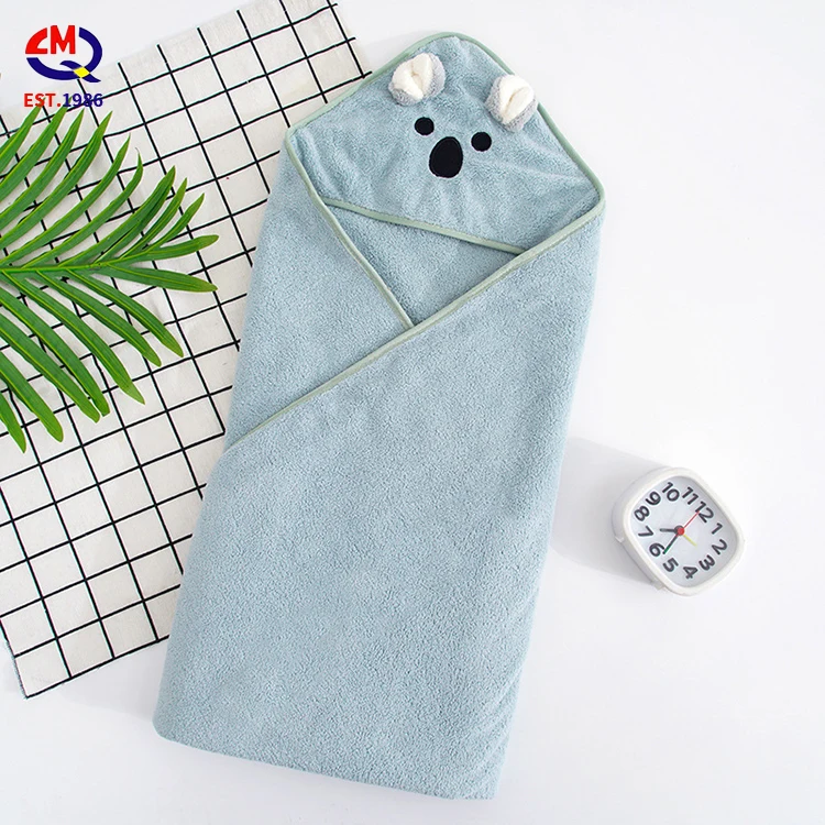 Оптовая продажа детское пляжное полотенце из микрофибры с капюшоном