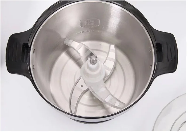 6L Silver Crest Yam Pounder 4500W Multifunctional Food Machine Meat Grinder Stainless Steel meat chopper yam pounder