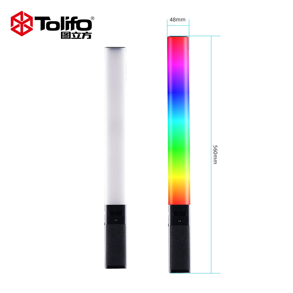 TOLIFO rgb led stick ST-20RGB handheld tube light for video studio photography led light wand