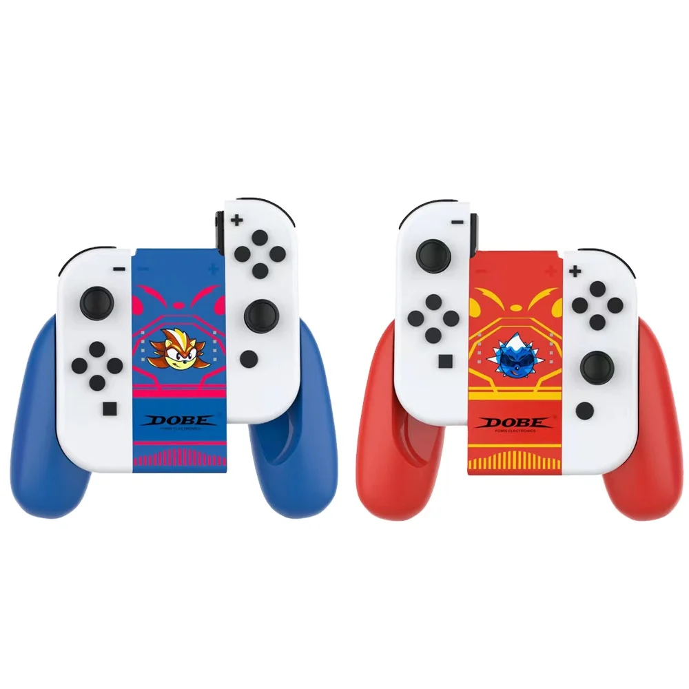 TNS-880 Charger Dock Holder For Switch OLED ABS Anti Slip Handheld Grip Gover Controller Protect Handle Grip