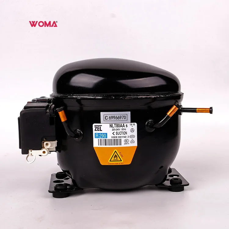 Zanussi Zel NLT53AA 57AA 61AA 66AA 75AA 80AA 86AA 93AA   220/240V/50Hz  R290 Refrigeration refrigerator compressor