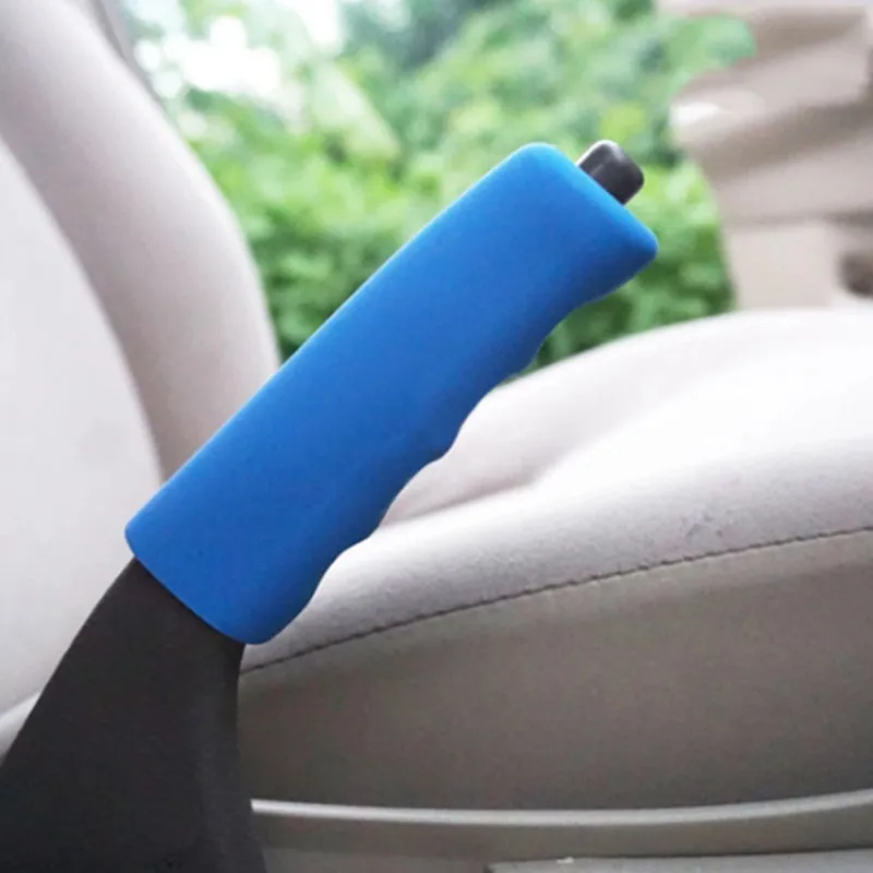 AUSO Universal Auto Car Brake System Parking Brake Sleeve Anti-Skid Silicone Hydraulic Handbrake Cover