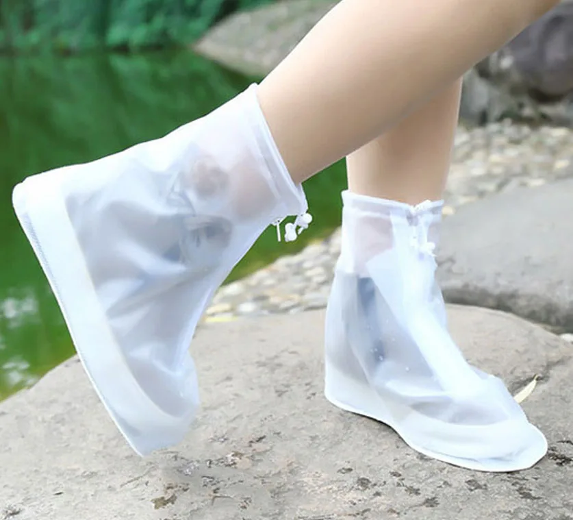 Amazon Hot Sale PVC Shoe Cover Rain Reusable Waterproof Rain Boots Sport Shoe Covers
