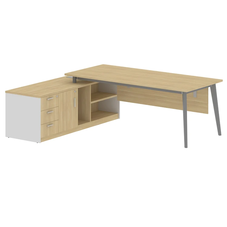 luxury office black and white secretary modern manager l shaped office desk