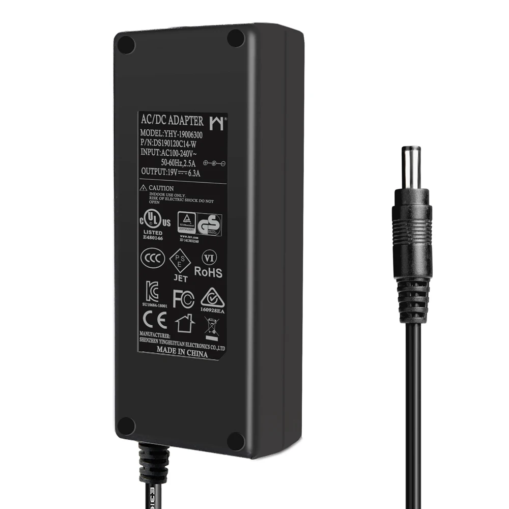 120w 135w 150w ноутбука настольного компьютера Универсальный 4-контактный разъем питания адаптера переменного тока 19v 6.3a 6.32a 7a 7.1a 7.2a 7.5a 7.7a 7.89a 7.9a Saa Ac Dc