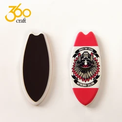 Недорогой керамический магнит для холодильника в форме доски для серфинга, дизайн под заказ