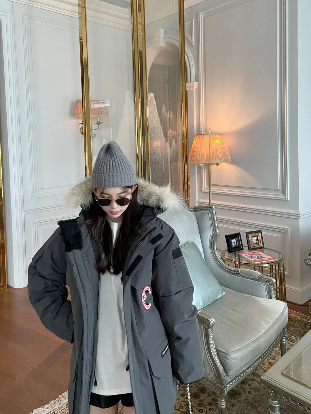 Wholesale fashion fur coat Canada Style Parka thicken coat Puffy Jacket Canada Goos Jacket Style Winter boys coats&outwears