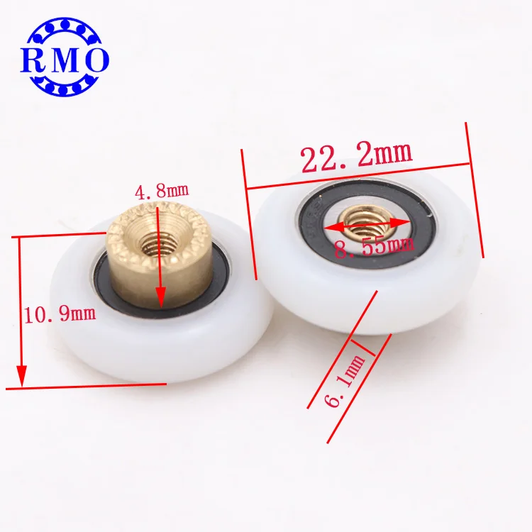 factory OEM shower door roller accessories plastic Bathroom rollers sliding Door Roller wheel
