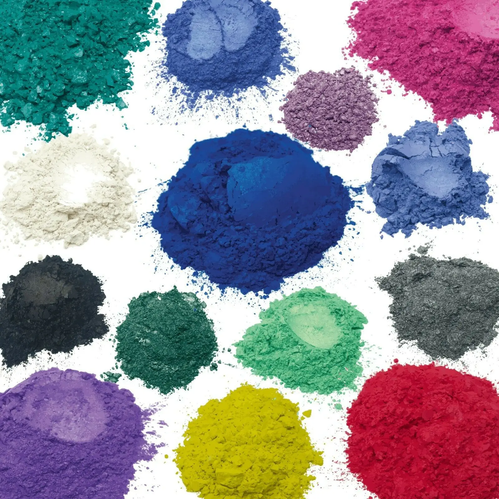 Mica Powder Natural Epoxy Resin Dye Mica Powder for Makeup Epoxy Resin Art Acrylic Paint Fine Arts Soap Making Acrylic Nail