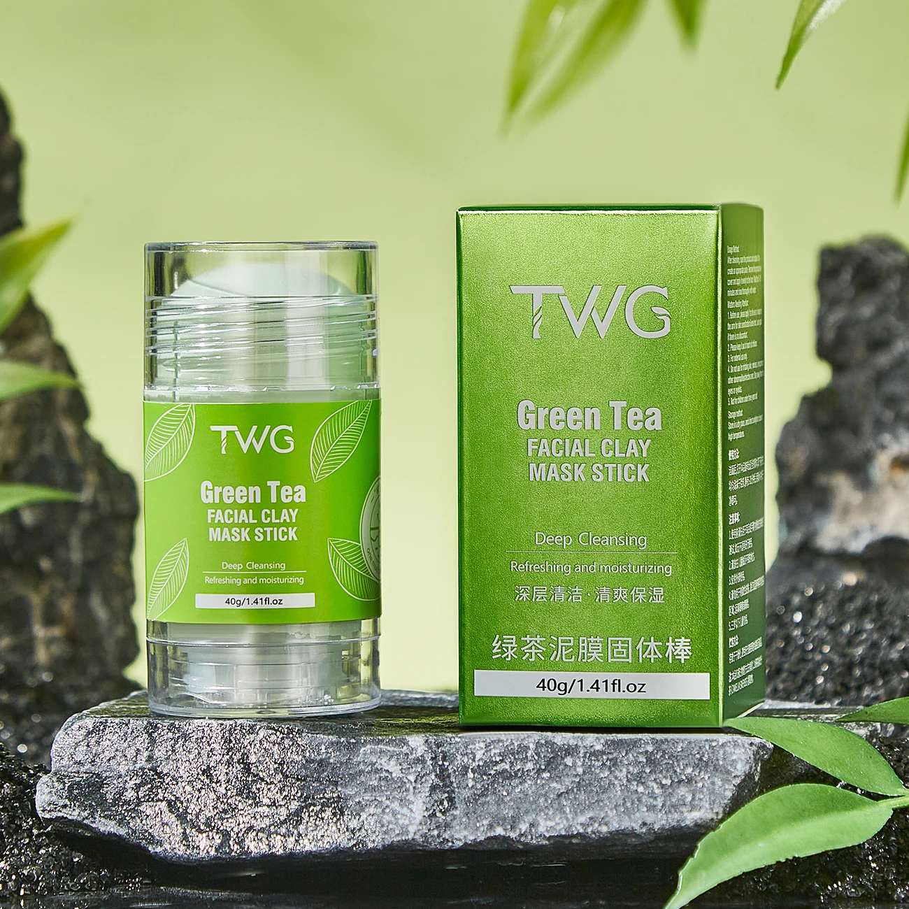 TWG Beauty Facial Masks Stick Cleansing Whitening Acne Mud Face Sheet Maskss Skin Care Anti Ance Green Tea Face Mask Stick