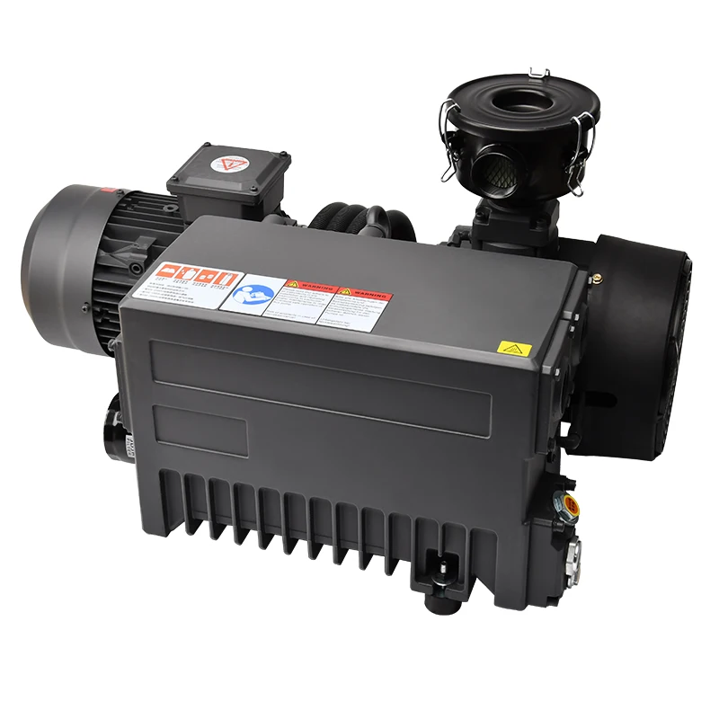 380V 3000W -100KPa Single Stage Rotary Vane vacuum Pump Electric Air Compressor Head For CNC Vacuum Packing