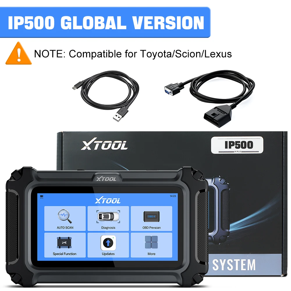 XTOOL IP500-TLS Diagnostic Tools for Toyota/for Lexus/for Scion 19+ Services Built-in CAN FD Bi-Directional OBD2 Car Scanner