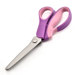 9Inch Fabric Dress Tailor Pinking Shears Professional Handheld Dressmaking Zig Zag Sewing Scissors
