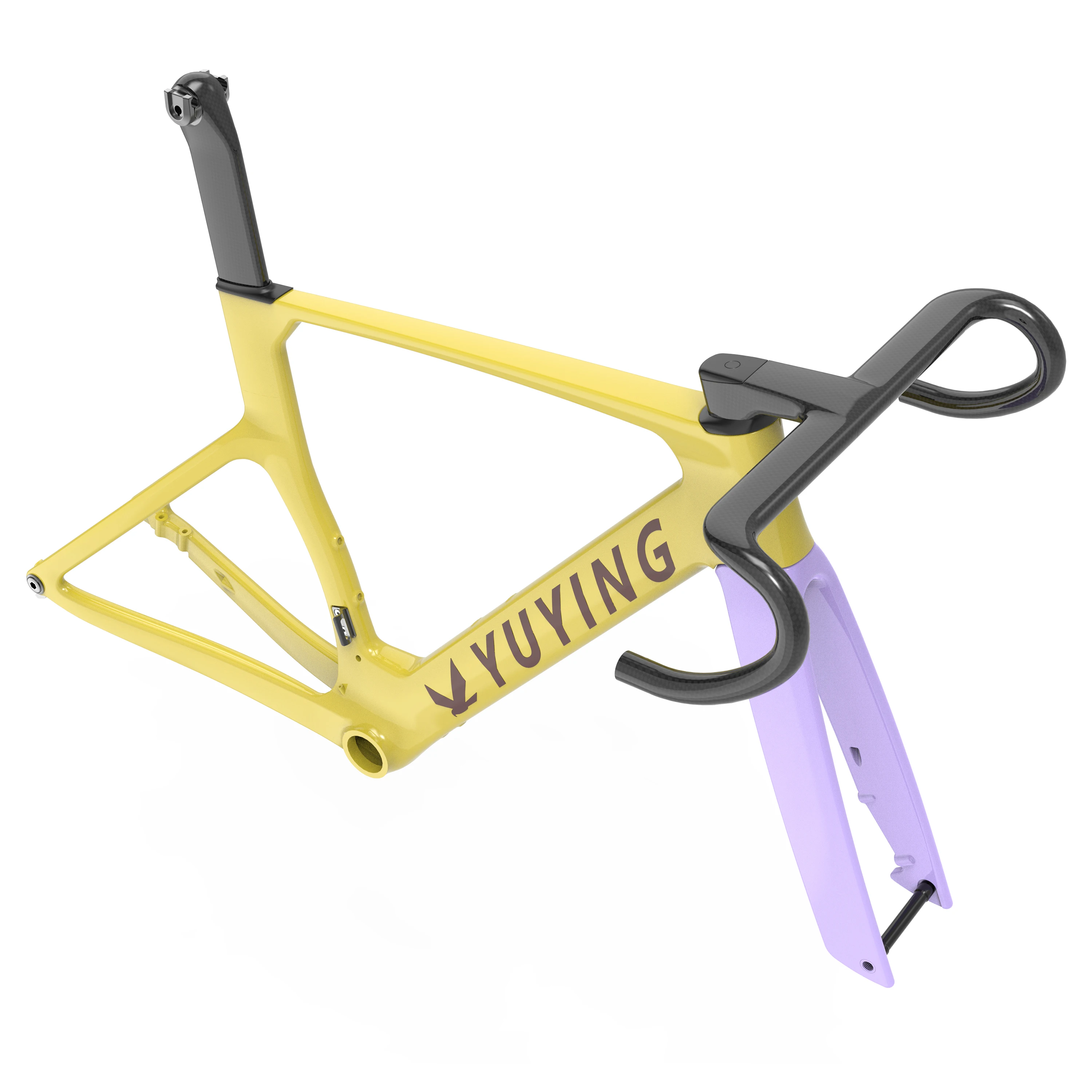 Aero design ODM frame and fork xs/s/l/xl size super light frame sets