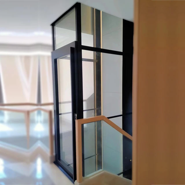 Exterior Residential Elevator Parts Small Home Elevator Special Needs Screw Lift Manufacturers Small Model Elevator