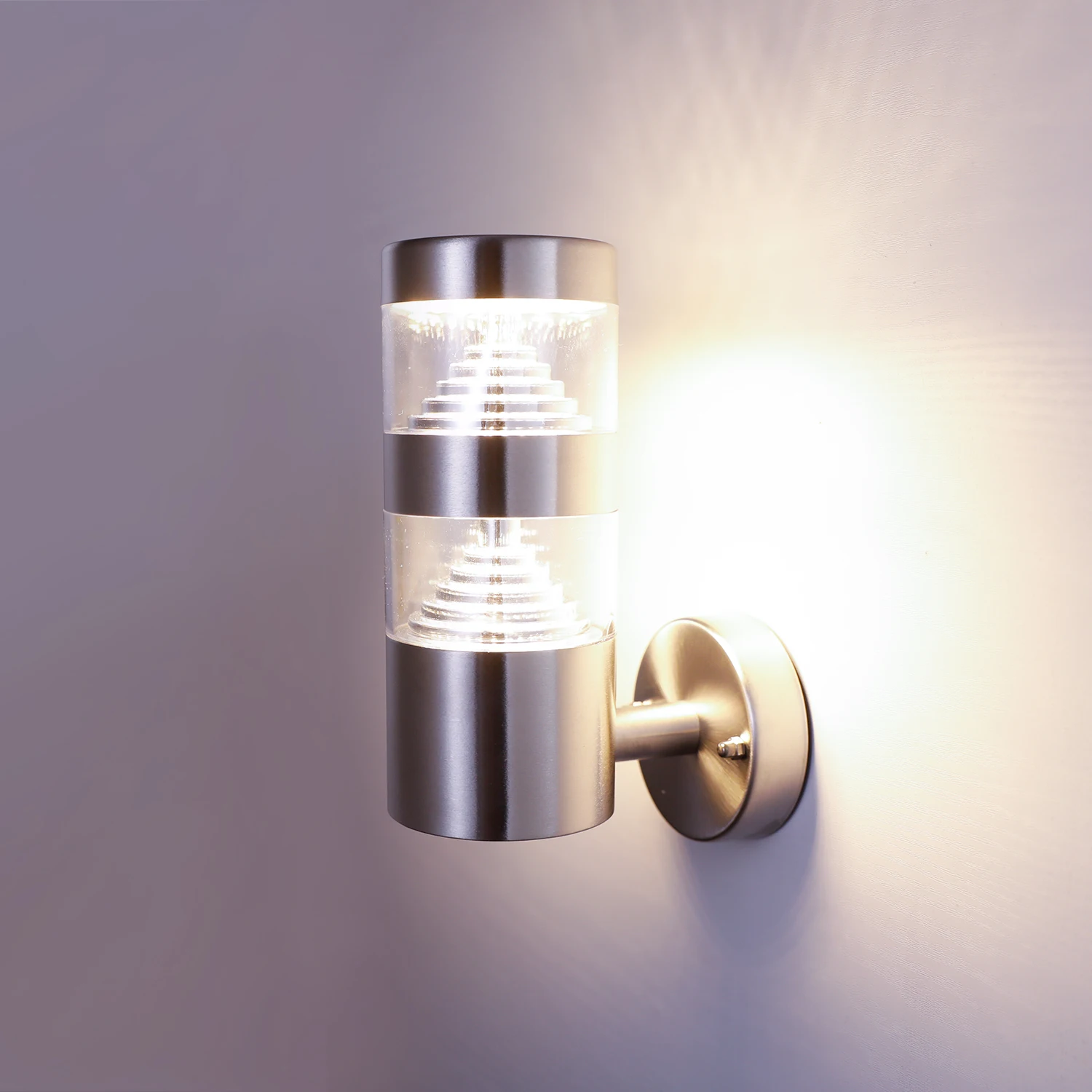 
NBHANYUAN outdoor lighting waterproof wall lamp modern stainless outdoor indoor up and down led wall light exterior garden yard 