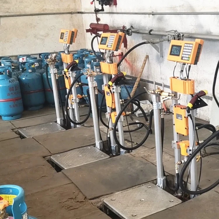 Professional manufacturer electronic solenoid anti-cheating LPG digital gas filling scales