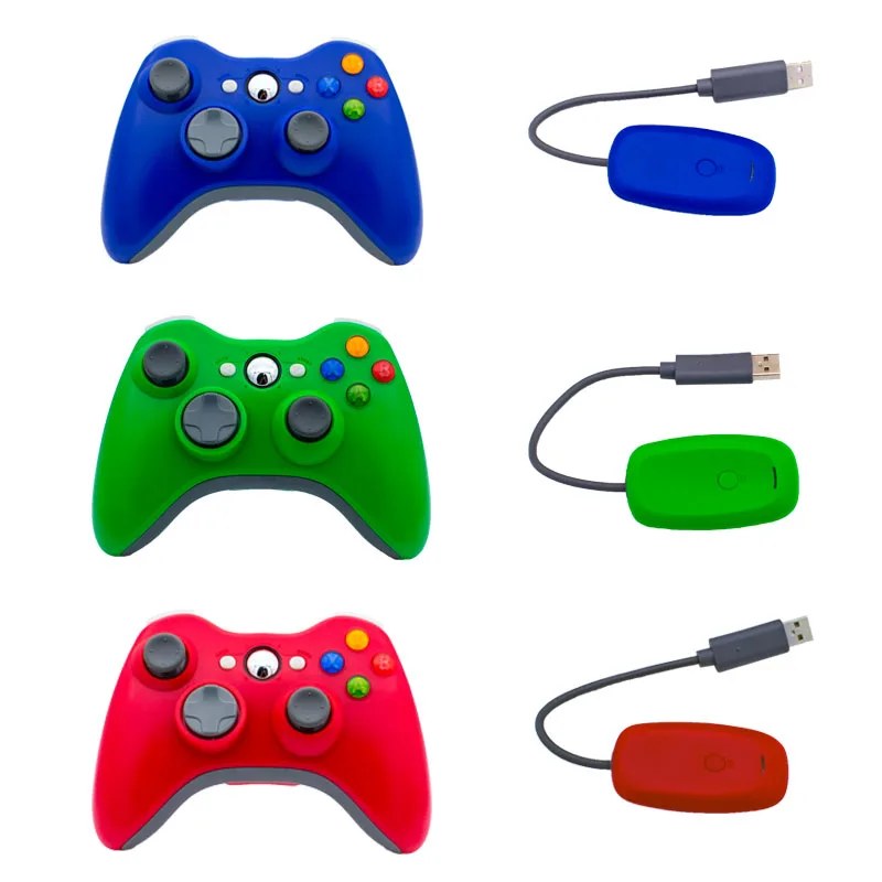For Xboxes 360 2.4G Wireless Controller With PC Receiver Gamepad For Xboxes 360 Joystick Controle Manette