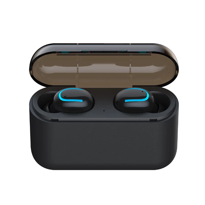 2020 New Trending Product BT 5.0 Dual TWS Earbuds, Q32 True Wireless Stereo Earphones with Charging Box