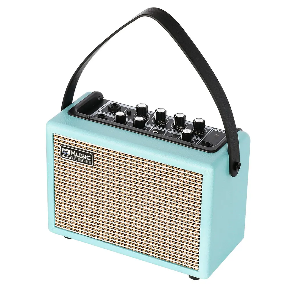 Manufacturer Sales 15-Watt Battery Powered Portable Electric Guitar Amplifier Mini Music Speaker Combo