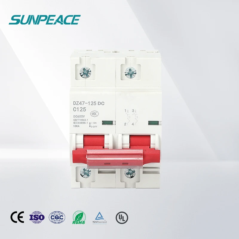 DZ47-63 DC MCB mini miniature circuit breakers 1 2 3 4 pole 1amp 2amp 3amp 4amp 6amp 10amp 16amp 20amp 32amp 40amp 50amp 63amp