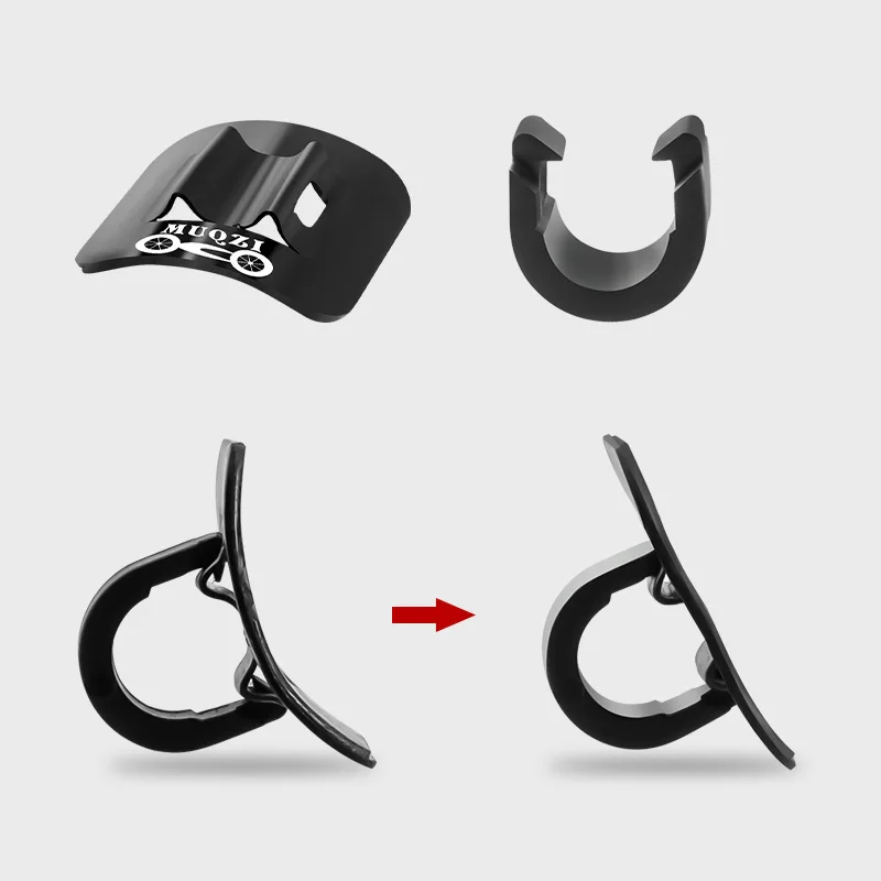 MUQZI Bike Shift Brake Line Cable Tube Fixed Clamp Frame Oil Tube  Buckle Guide Cable C Type Fixed Snap Clips MTB Road Bicycle