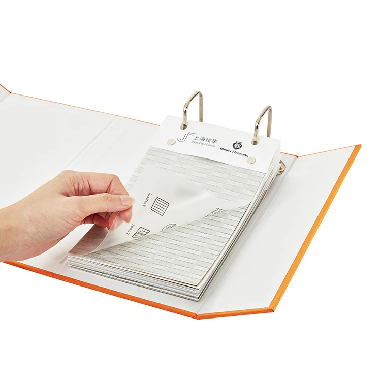 custom cloth wrapped fabric swatch binder textile sample book