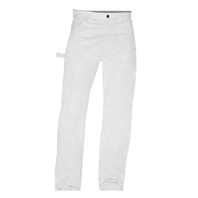 Mens workwear White Painter Pants Work Trousers