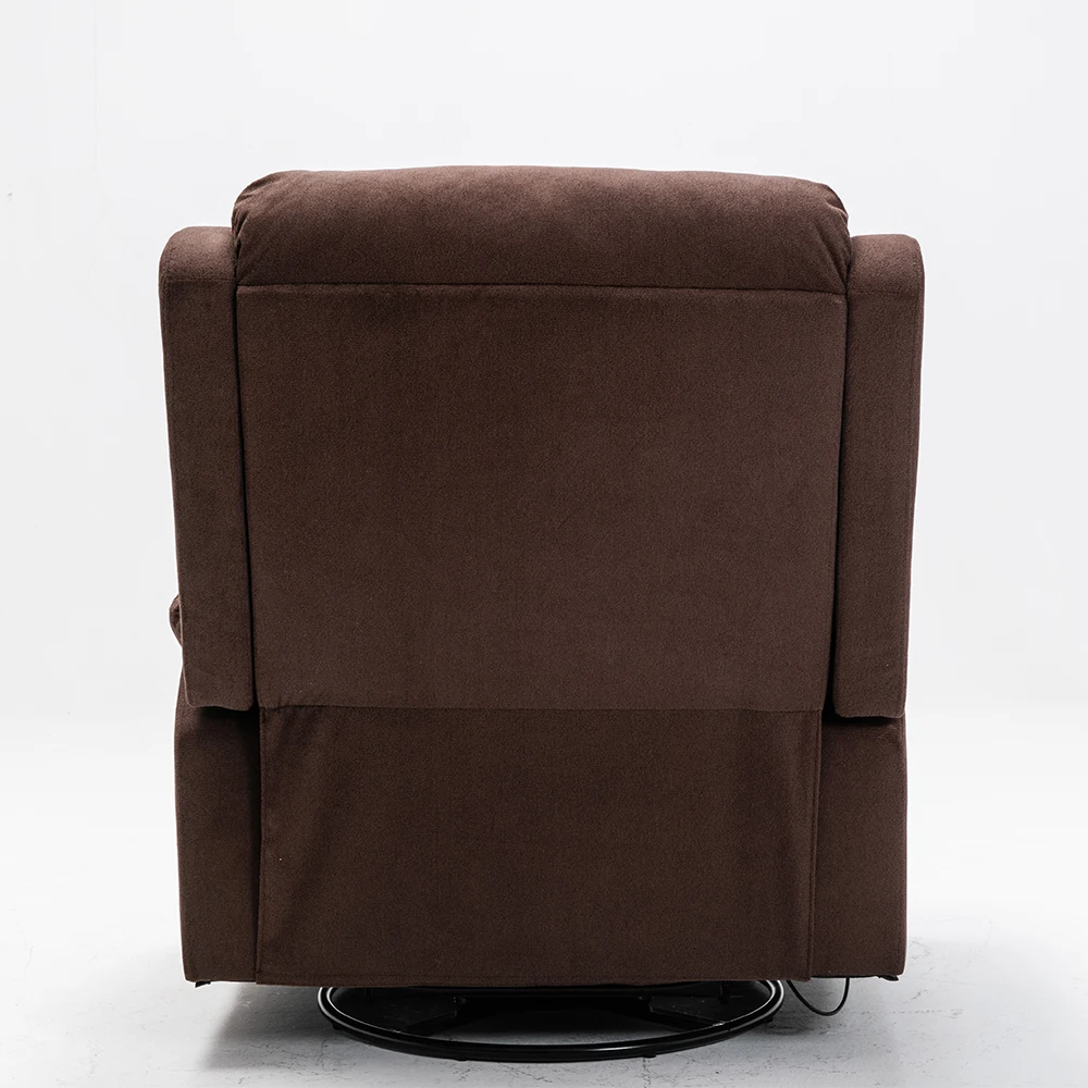 Modern Fabric Manual  Single Recliner Sofa Chair With Cup Holder