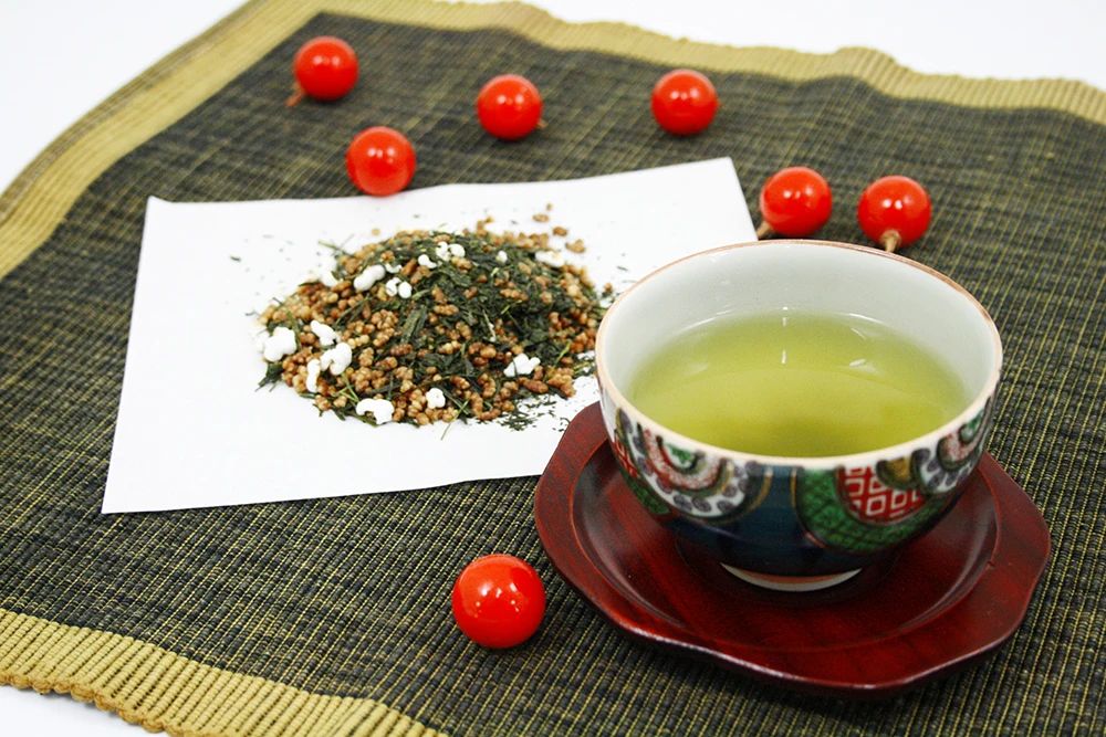 Genmaicha grain loose health blended packing tea bag custom design