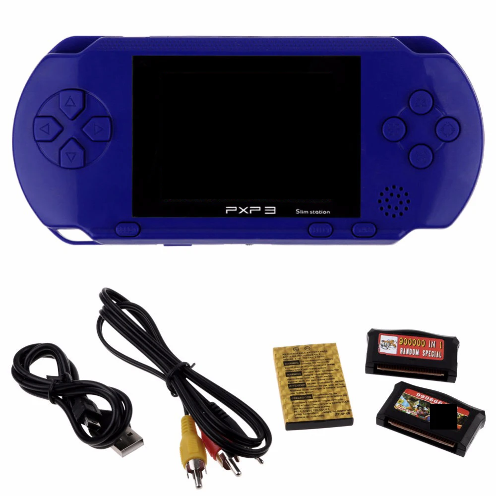 PXP3 Handheld Video Game Player 16 Bit with 1GB Memory Built In 150 Games Hot Seller 2.6 inch Portable Video Game Console
