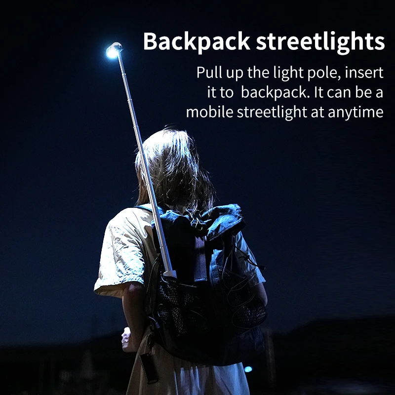 Portable Rechargeable Lamp Multi-functional Window Breaker with LED Light Torch Retractable Standing Outdoor Emergency SOS F