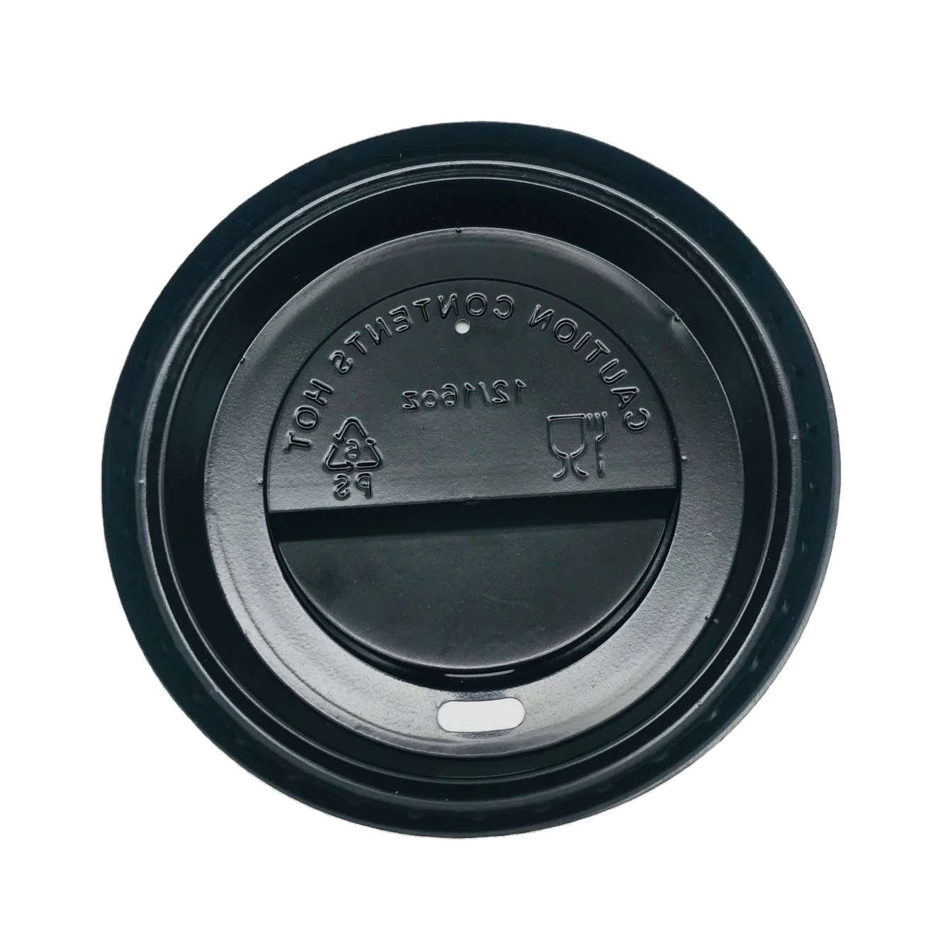 PS plastic lid cover cap stopper for disposable plastic cup or paper coffee cups for beverage