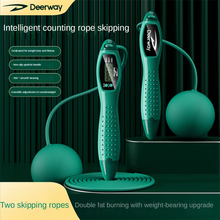 wholesale Hot Sale Weighted Cordless Smart Speed Skipping Jump Rope With Calorie Digital Counter For Home Gym Sports Fitness