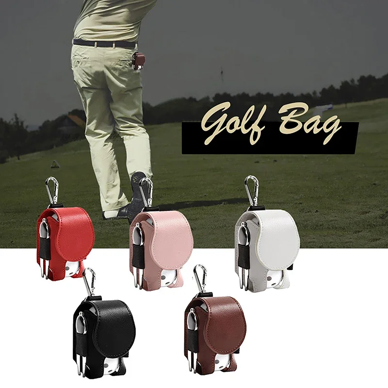 Multicolor outdoor two-pack waist hanging golf ball bag