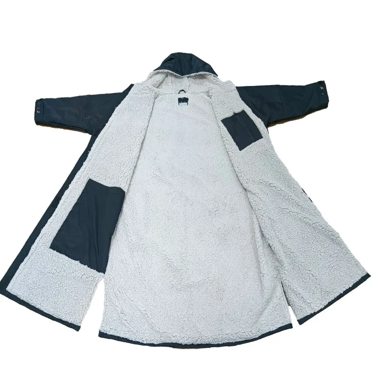 surf swim parka coat for adults and kids custom water resistant changing robe jackets /surf swim parka robe warm waterproof coat