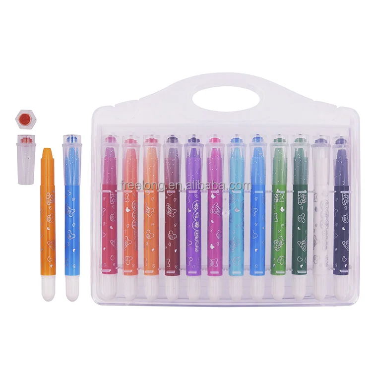 Manufacturer Art Drawing Crayons Silky Washable School Children Crayons