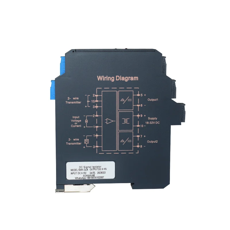 SWK-GLN Analog Signal Isolation Galvanic Isolated Signal 4-20mA Electric Signal Isolator