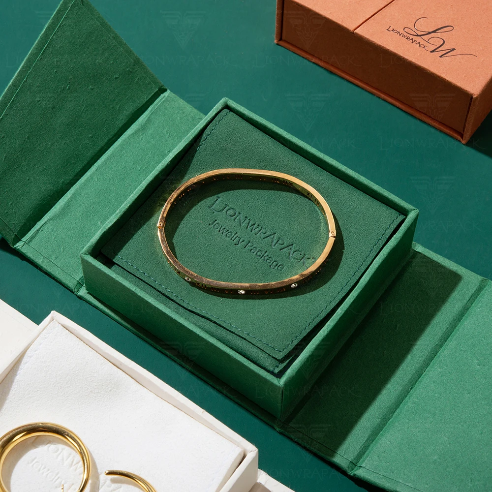 Lionwrapack Free Sample Jewelry Box Sustainable and Elegant Paperboard Box for Necklaces Ring and High End Jewelry Storage