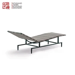 Tctd Pool Tanning Sun Lounger Outdoor Furniture Set Stainless Poolside Outdoor Single Lounger Chaise