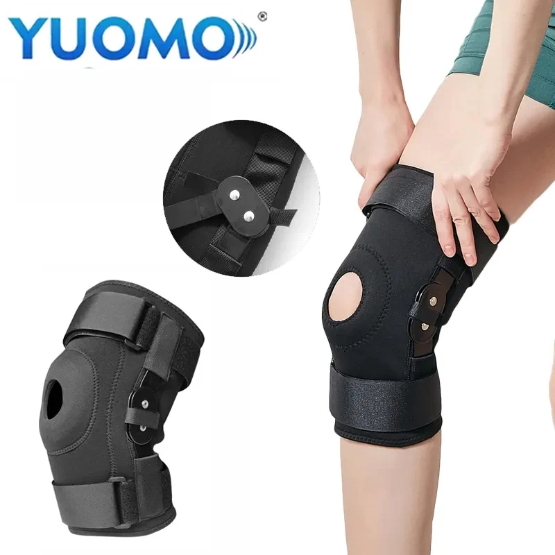 Custom Fitness Sports Protector Adjustable Patella Knee Support Brace / Breathable Knee Protector for Basketball Volleyball