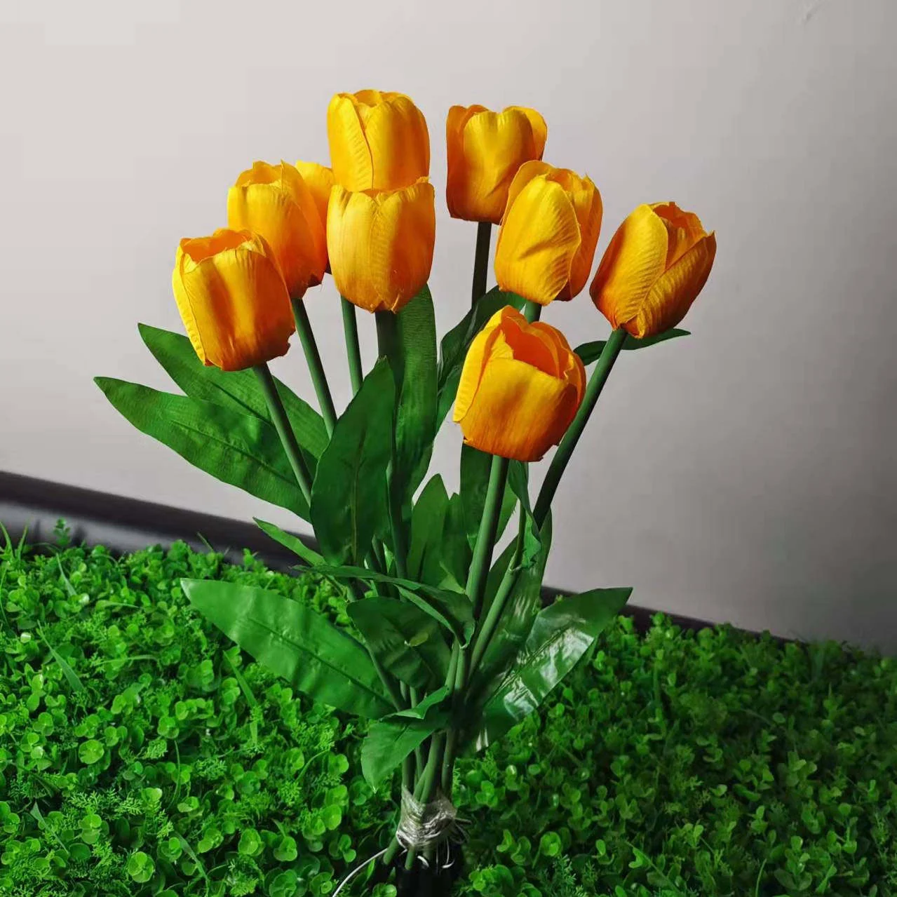 Used In Outdoor Weddings Christmas Gardens Artificial Color Change tulip Flowers  Led Lights