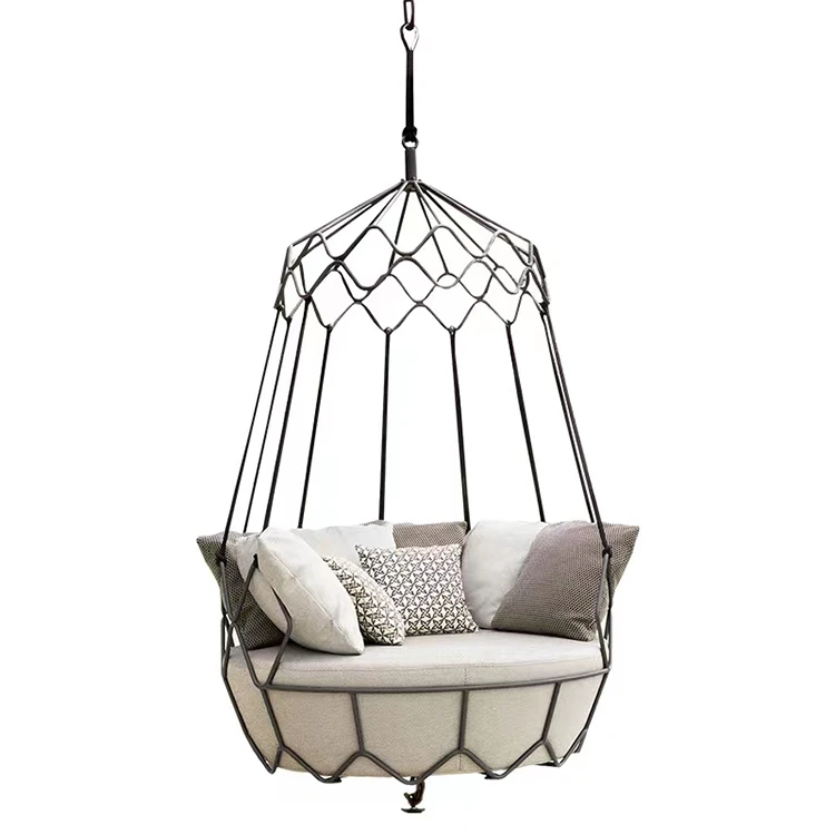 wholesale hanging egg chair garden swing patio metal swing sets